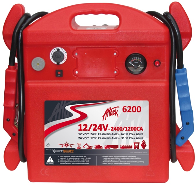 BOOSTER ATTACK 6200 12/24 VOLT