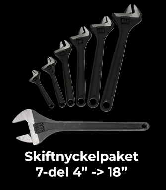 Skiftnyckelset 4-18