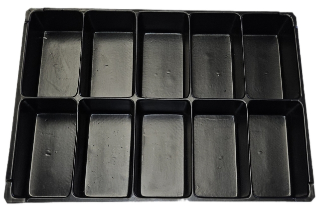 Plastinsats 10 fack till AK1-låda