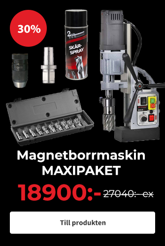 Magnetborrpaket MAXI inkl borr och snabbchuck