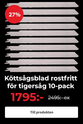 Köttsågsblad rostfritt 10-pack 300mm