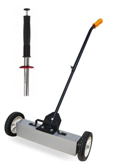 MagStick & MagWipe paket med magnetiska uppsamlare för bänk och golv