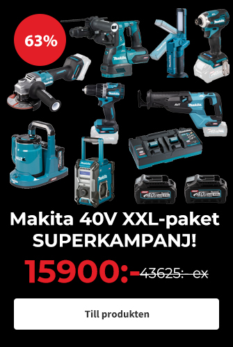 Maktia 40V verktygspaket 10-dels PT-special