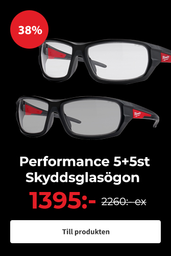 Skyddsglasögonspaket 10-del klar & tonad