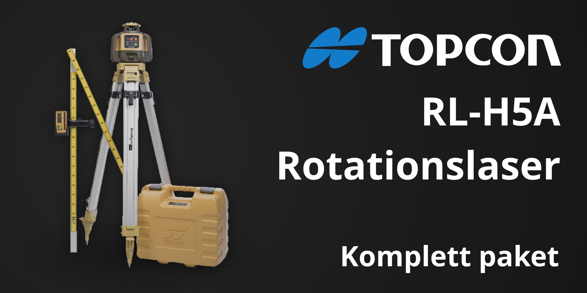 Topcon rotationslaser rlh5a