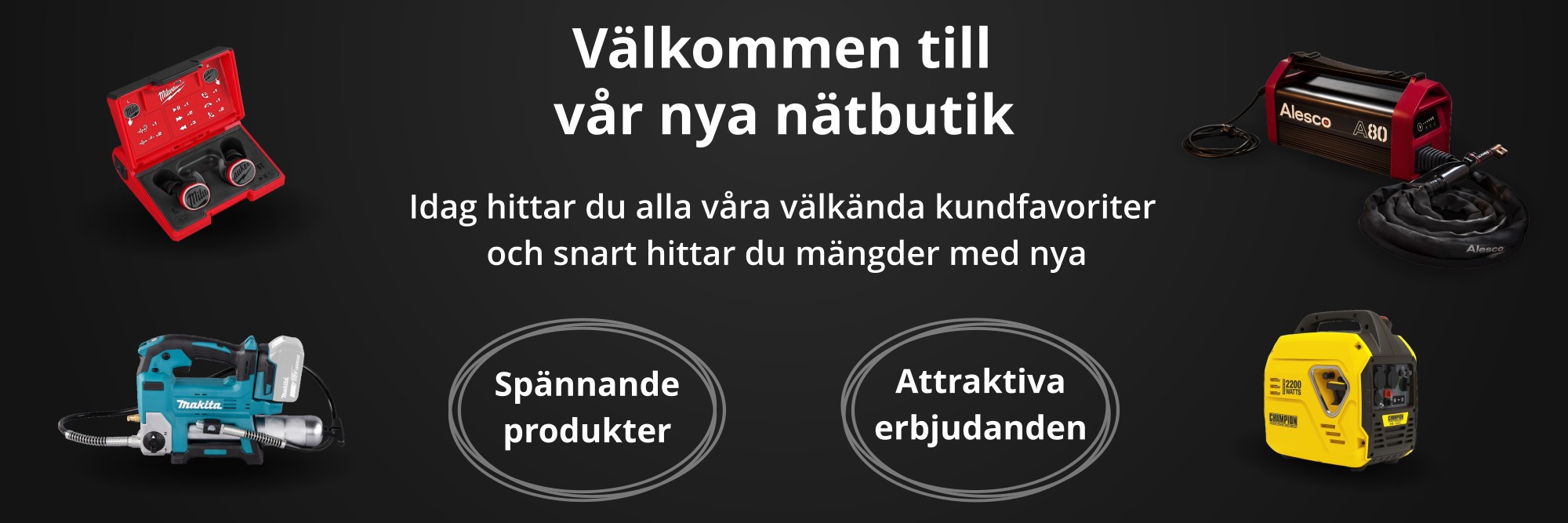 Välkommen till vår nya nätbutik!