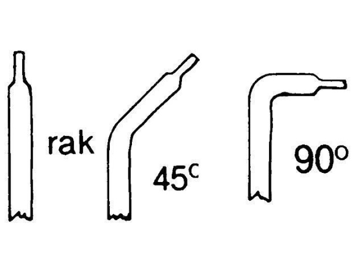 7845R Spetsar 45 gr, 7R/8R i gruppen Handverktyg / Tänger / Låsringstänger hos PT Verktyg (12-41212079)