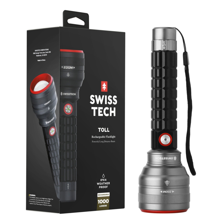 Swiss-Tech Toll 1000 lumen i gruppen El & belysning / Bärbar belysning / Ficklampor hos PT Verktyg (12-991220800)