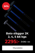 Bato släggpaket med glasfiber 4-del 2-6kg