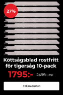 Köttsågsblad rostfritt 10-pack 300mm