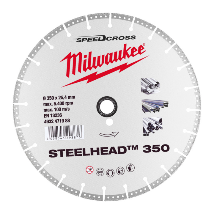 DIAMANTSKIVA DH STEEL HEAD 350 i gruppen Maskintillbehör & förbrukning / Slip- & skärverktyg / Sågblad / Kapklingor hos PT Verktyg (A22-4932471988)