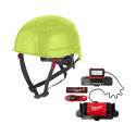 Milwaukee BOLT 200 skyddshjälm Hi-Vis ventilerad med pannlampa L4 BOLTHL-301