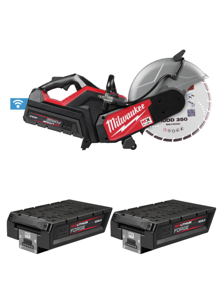 KAPMASKIN MXF COS350G2-802 + ett extra 8.0Ah batteri i gruppen Maskiner / Batteridrivna verktyg / Motorkapar hos PT Verktyg (A22-MFXCOS350G2-803)