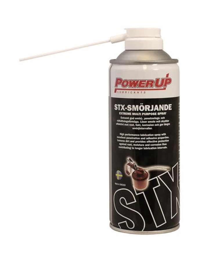 Aerosol spray STX Smörjande 400 ml i gruppen Maskintillbehör & förbrukning / Aerosoler & färg / Rengörings- & smörjspray hos PT Verktyg (A4-65400)